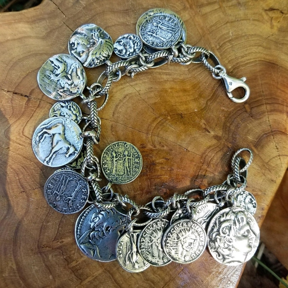 Silpada Ancient Roman Sterling Bracelet